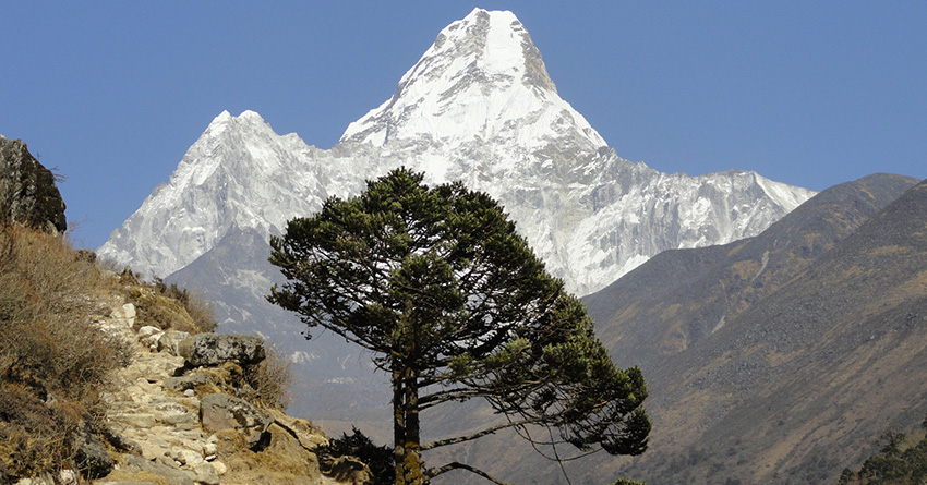 On the way to Amadablam